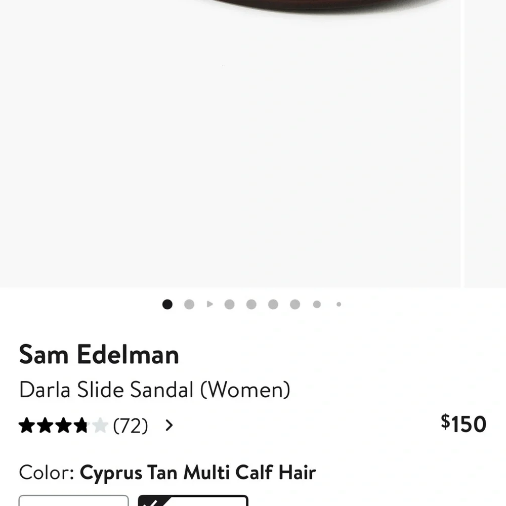 Sam Edelman Tan Leopard Print Women's Sandals size 5.5 new - Picture 5 of 5